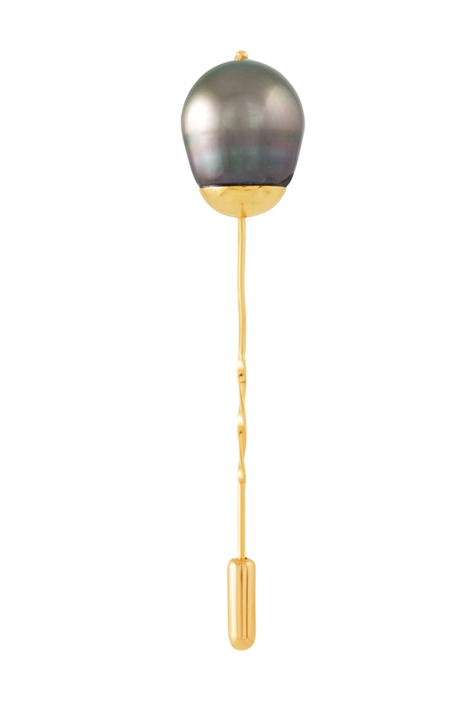 Tahitian Pearl Lapel Pin