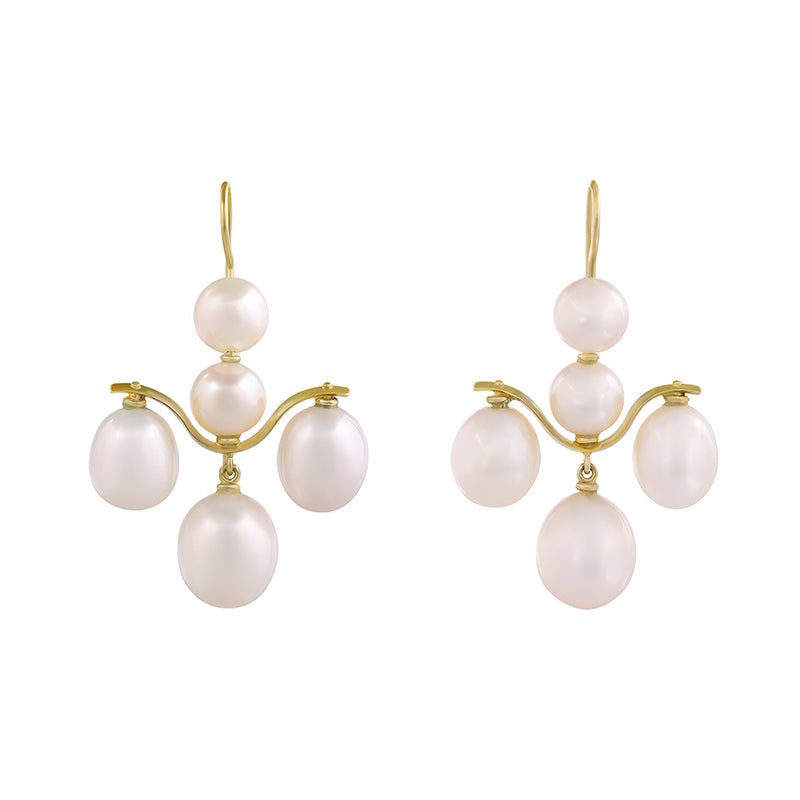 Pearl Girandolle earrings